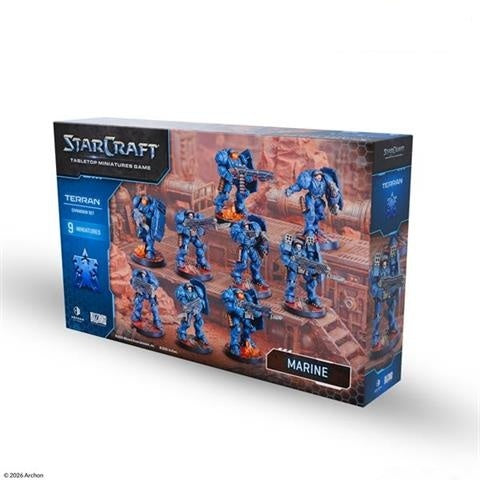 StarCraft: Tabletop Miniatures Game — Terran Marine Expansion Set — ChaseCard TCG