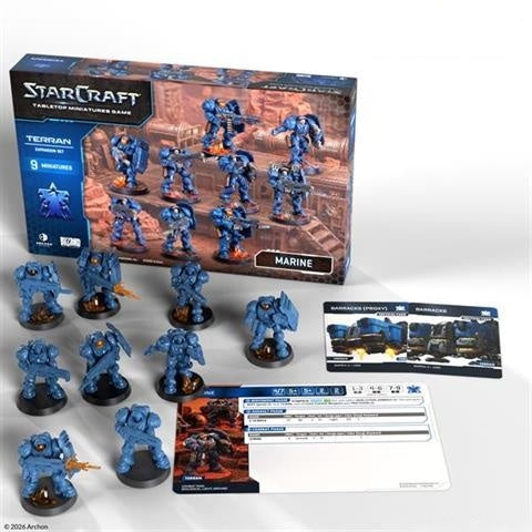 StarCraft: Tabletop Miniatures Game — Terran Marine Expansion Set — ChaseCard TCG