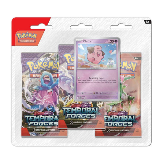 Pokemon TCG | Temporal Forces 3-pack Bundle [with Cleffa Promo Card]