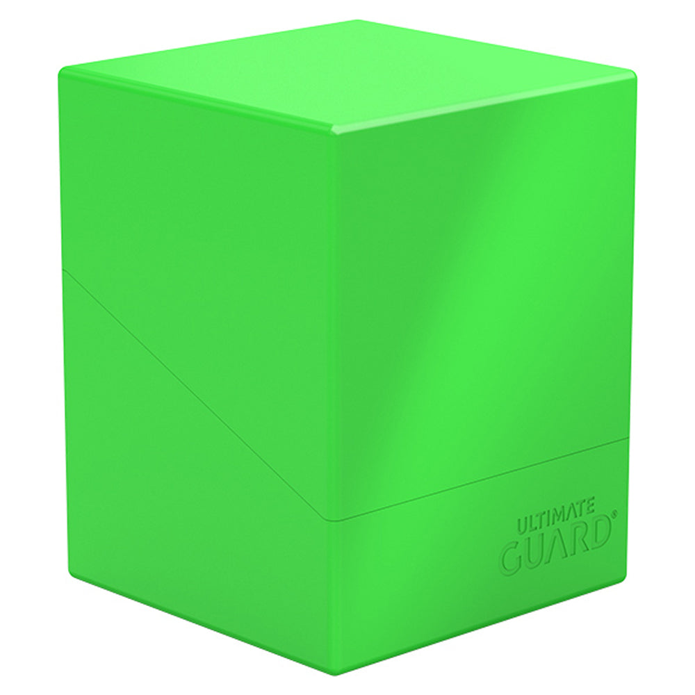 Ultimate Guard Boulder 100+ Deck Box, Solid Neon Green