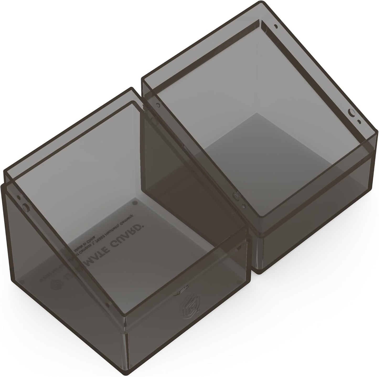 Ultimate Guard Boulder 100+ Deck Box (Clear) (Onyx)